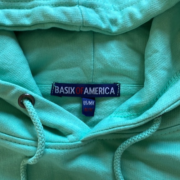 Cape Cod Spirit Hoodie Aqua Mint Unisex Medium Oversized - Picture 5 of 7